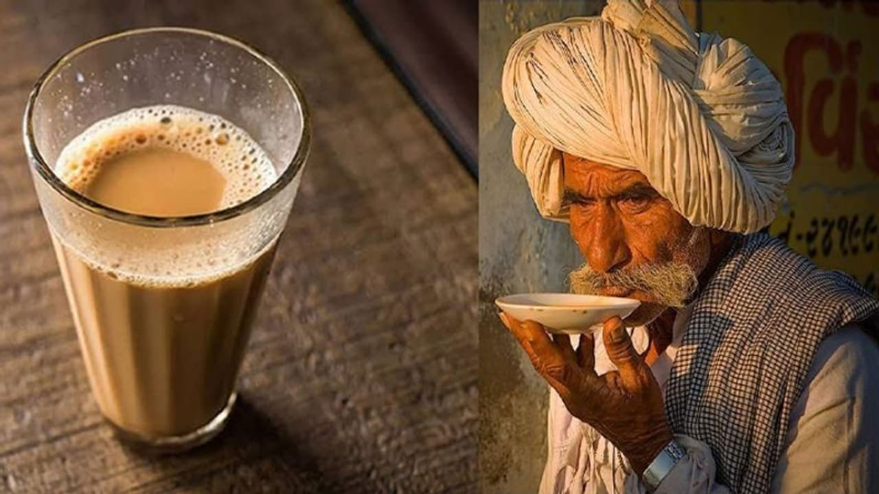 Traditional Rajasthani samosa served hot with chutney on a rustic plate