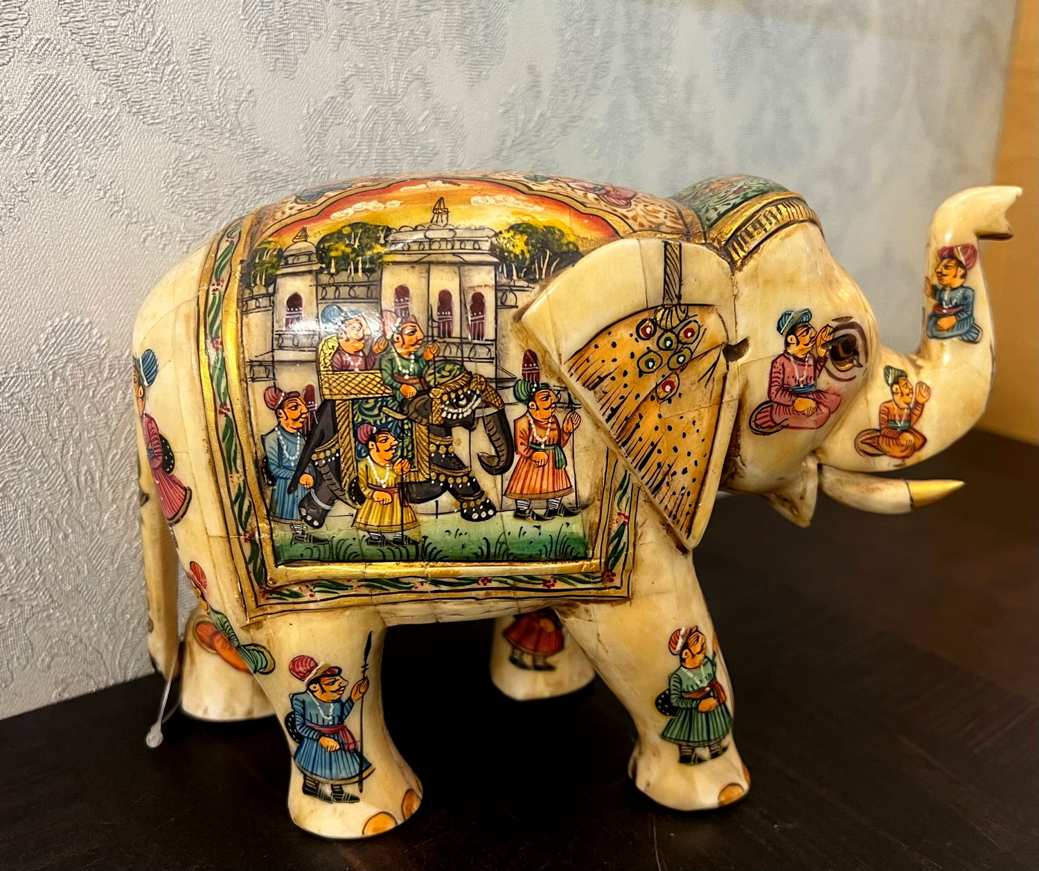 Traditional Udaipur handicraft artwork with colorful patterns and intricate designs